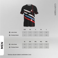 CORTIGER - Men's T-shirt Linea Black - Short Sleeve